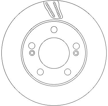 Trw Bremsscheibe [Hersteller-Nr. DF6876] für Ssangyong von TRW