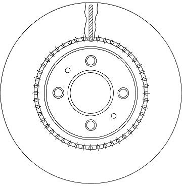 Trw Bremsscheibe [Hersteller-Nr. DF6904] für Kia von TRW