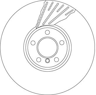 Bremsscheibe Vorderachse links TRW DF6622S Bremsscheibe Vorderachse links TRW DF6622S von TRW