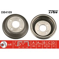 Bremstrommel, 1 Stück TRW DB4109 von Trw