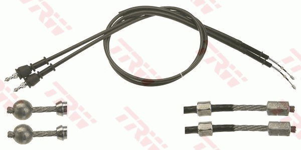 Seilzug, Feststellbremse hinten TRW GCH265 Seilzug, Feststellbremse hinten TRW GCH265 von TRW