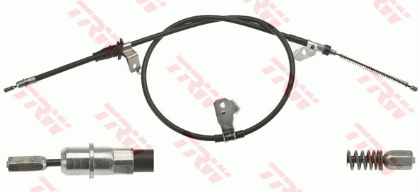 Seilzug, Feststellbremse hinten links TRW GCH649 Seilzug, Feststellbremse hinten links TRW GCH649 von TRW