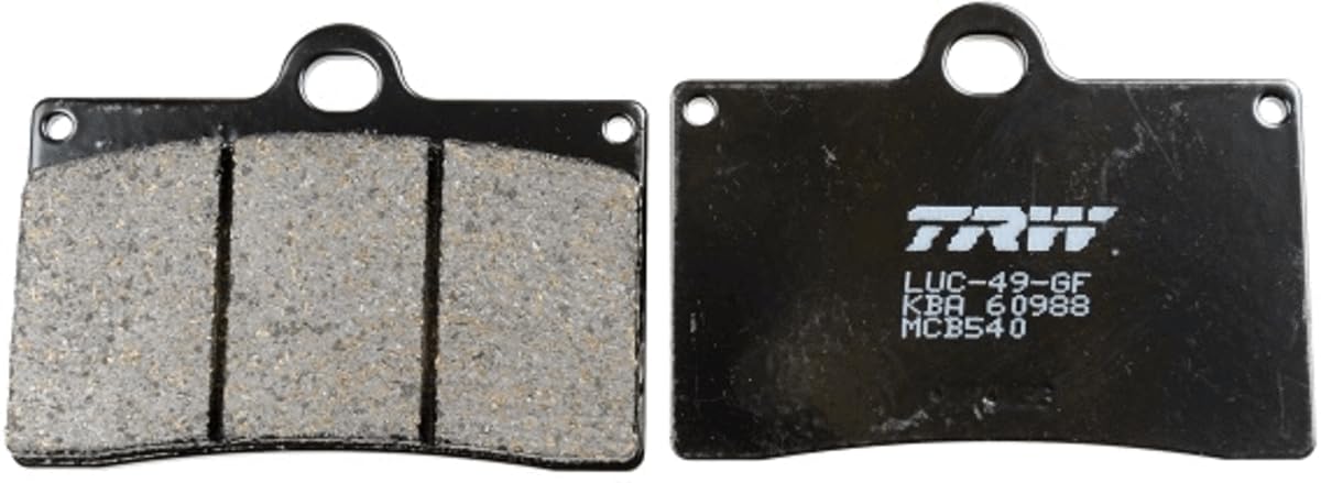 TRW MCB540 Organic Allround Bremsbelagsatz für Aprilia RS Vorderachse und andere Motorräder TRW MCB540 Organic Allround Bremsbelagsatz für Aprilia RS Vorderachse und andere Motorräder von TRW