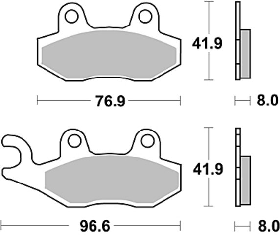 TRW Brake Pad Trw Mcb582 von TRW