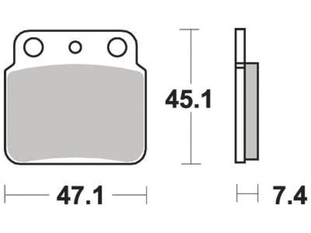 TRW Brake Pad Trw Mcb626Si von TRW