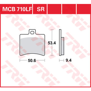 TRW Bremsbeläge Roller & Offroad ECE R90 homologiert TRW Bremsbeläge Roller & Offroad ECE R90 homologiert von TRW