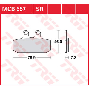 TRW Bremsbeläge Roller & Offroad ECE R90 homologiert TRW Bremsbeläge Roller & Offroad ECE R90 homologiert von TRW