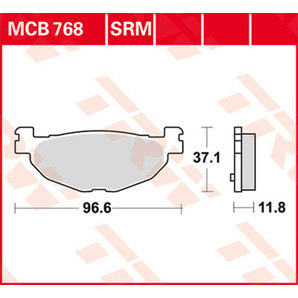 TRW Sinter Bremsbeläge Roller & Offroad ECE R90 homologiert TRW Sinter Bremsbeläge Roller & Offroad ECE R90 homologiert von TRW