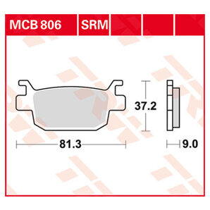 TRW Sinter Bremsbeläge Roller & Offroad ECE R90 homologiert TRW Sinter Bremsbeläge Roller & Offroad ECE R90 homologiert von TRW