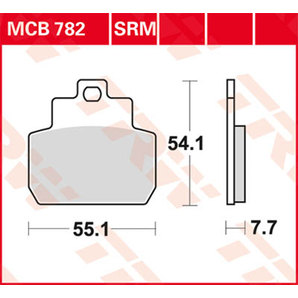 TRW Sinter Bremsbeläge Roller & Offroad ECE R90 homologiert TRW Sinter Bremsbeläge Roller & Offroad ECE R90 homologiert von TRW