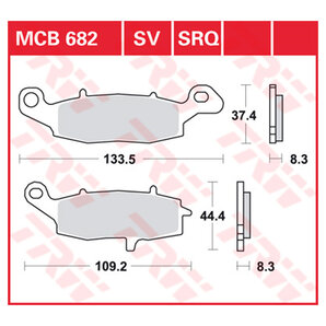 TRW Sintermetall Bremsbeläge ECE R90 homologiert von TRW