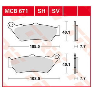 TRW Sintermetall Bremsbeläge ECE R90 homologiert von TRW