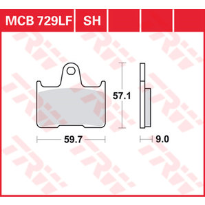 TRW Sintermetall Bremsbeläge ECE R90 homologiert von TRW