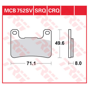 TRW Sintermetall Bremsbeläge ECE R90 homologiert von TRW