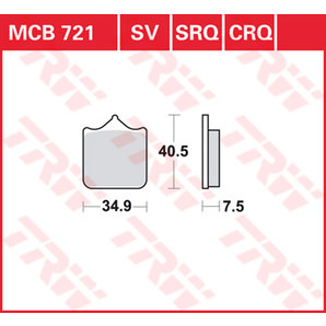 TRW Sintermetall Bremsbeläge ECE R90 homologiert TRW Sintermetall Bremsbeläge ECE R90 homologiert von TRW
