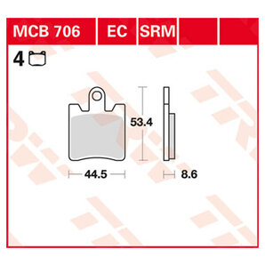 TRW Sintermetall Bremsbeläge ECE R90 homologiert TRW Sintermetall Bremsbeläge ECE R90 homologiert von TRW