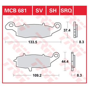 TRW Sintermetall Bremsbeläge ECE R90 homologiert von TRW