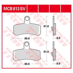 TRW Sintermetall Bremsbeläge ECE R90 homologiert TRW Sintermetall Bremsbeläge ECE R90 homologiert von TRW