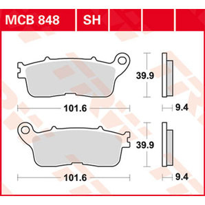 TRW Sintermetall Bremsbeläge ECE R90 homologiert TRW Sintermetall Bremsbeläge ECE R90 homologiert von TRW