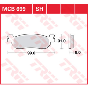 TRW Sintermetall Bremsbeläge ECE R90 homologiert von TRW