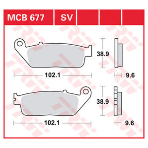 TRW Bremsbeläge organisch ECE R90 homologiert von TRW