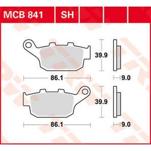 TRW Bremsbeläge organisch ECE R90 homologiert TRW Bremsbeläge organisch ECE R90 homologiert von TRW