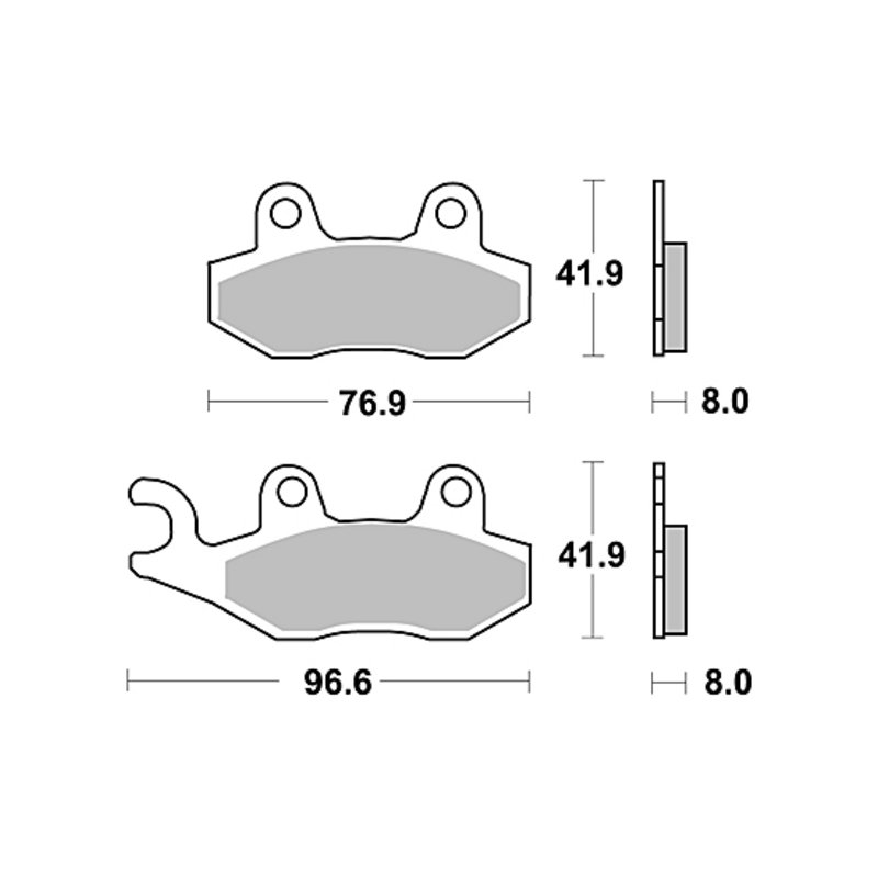 TRW Bremsbelag Trw Organ. Mcb 582 von TRW