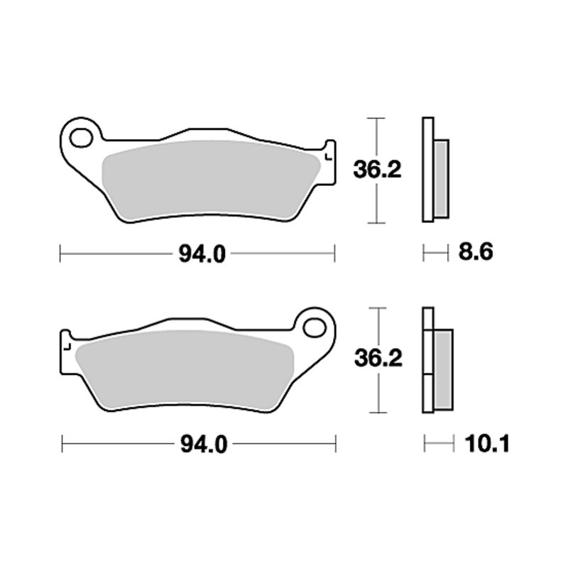 TRW Bremsbelag Trw Sinter Mcb 707 Sh TRW Bremsbelag Trw Sinter Mcb 707 Sh von TRW
