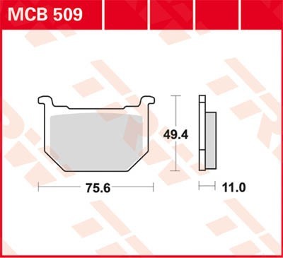 TRW Bremsbelagsatz MCB509 Bremsbeläge,Bremsklötze,Bremssteine,Bremsbeläge & Bremsbelagsatz,Bremsklötze & Bremsbelagsatz TRW Bremsbelagsatz MCB509 Bremsbeläge,Bremsklötze,Bremssteine,Bremsbeläge & Bremsbelagsatz,Bremsklötze & Bremsbelagsatz von TRW