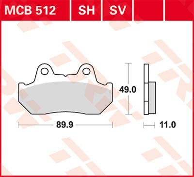 TRW Bremsbelagsatz MCB512 Bremsbeläge,Bremsklötze,Bremssteine,Bremsbeläge & Bremsbelagsatz,Bremsklötze & Bremsbelagsatz TRW Bremsbelagsatz MCB512 Bremsbeläge,Bremsklötze,Bremssteine,Bremsbeläge & Bremsbelagsatz,Bremsklötze & Bremsbelagsatz von TRW