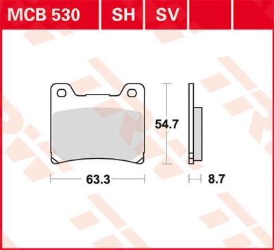 TRW Bremsbelagsatz MCB530SH Bremsbeläge,Bremsklötze,Bremssteine,Bremsbeläge & Bremsbelagsatz,Bremsklötze & Bremsbelagsatz TRW Bremsbelagsatz MCB530SH Bremsbeläge,Bremsklötze,Bremssteine,Bremsbeläge & Bremsbelagsatz,Bremsklötze & Bremsbelagsatz von TRW