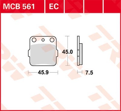 TRW Bremsbelagsatz MCB561EC Bremsbeläge,Bremsklötze,Bremssteine,Bremsbeläge & Bremsbelagsatz,Bremsklötze & Bremsbelagsatz TRW Bremsbelagsatz MCB561EC Bremsbeläge,Bremsklötze,Bremssteine,Bremsbeläge & Bremsbelagsatz,Bremsklötze & Bremsbelagsatz von TRW