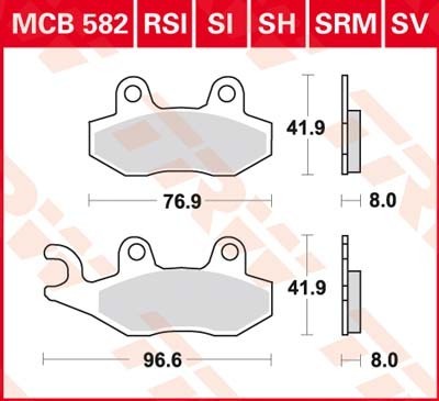 TRW Bremsbelagsatz MCB582SV Bremsbeläge,Bremsklötze,Bremssteine,Bremsbeläge & Bremsbelagsatz,Bremsklötze & Bremsbelagsatz TRW Bremsbelagsatz MCB582SV Bremsbeläge,Bremsklötze,Bremssteine,Bremsbeläge & Bremsbelagsatz,Bremsklötze & Bremsbelagsatz von TRW