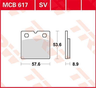 TRW Bremsbelagsatz MCB617 Bremsbeläge,Bremsklötze,Bremssteine,Bremsbeläge & Bremsbelagsatz,Bremsklötze & Bremsbelagsatz TRW Bremsbelagsatz MCB617 Bremsbeläge,Bremsklötze,Bremssteine,Bremsbeläge & Bremsbelagsatz,Bremsklötze & Bremsbelagsatz von TRW