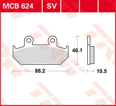 TRW Bremsbelagsatz MCB624 Bremsbeläge,Bremsklötze,Bremssteine,Bremsbeläge & Bremsbelagsatz,Bremsklötze & Bremsbelagsatz TRW Bremsbelagsatz MCB624 Bremsbeläge,Bremsklötze,Bremssteine,Bremsbeläge & Bremsbelagsatz,Bremsklötze & Bremsbelagsatz von TRW