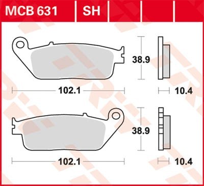 TRW Bremsbelagsatz MCB631 Bremsbeläge,Bremsklötze,Bremssteine,Bremsbeläge & Bremsbelagsatz,Bremsklötze & Bremsbelagsatz TRW Bremsbelagsatz MCB631 Bremsbeläge,Bremsklötze,Bremssteine,Bremsbeläge & Bremsbelagsatz,Bremsklötze & Bremsbelagsatz von TRW