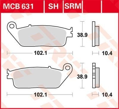 TRW Bremsbelagsatz MCB631SRM Bremsbeläge,Bremsklötze,Bremssteine,Bremsbeläge & Bremsbelagsatz,Bremsklötze & Bremsbelagsatz TRW Bremsbelagsatz MCB631SRM Bremsbeläge,Bremsklötze,Bremssteine,Bremsbeläge & Bremsbelagsatz,Bremsklötze & Bremsbelagsatz von TRW