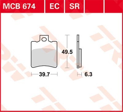 TRW Bremsbelagsatz MCB674 Bremsbeläge,Bremsklötze,Bremssteine,Bremsbeläge & Bremsbelagsatz,Bremsklötze & Bremsbelagsatz TRW Bremsbelagsatz MCB674 Bremsbeläge,Bremsklötze,Bremssteine,Bremsbeläge & Bremsbelagsatz,Bremsklötze & Bremsbelagsatz von TRW