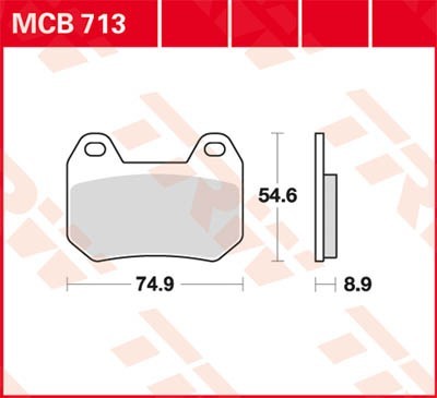 TRW Bremsbelagsatz MCB713 Bremsbeläge,Bremsklötze,Bremssteine,Bremsbeläge & Bremsbelagsatz,Bremsklötze & Bremsbelagsatz TRW Bremsbelagsatz MCB713 Bremsbeläge,Bremsklötze,Bremssteine,Bremsbeläge & Bremsbelagsatz,Bremsklötze & Bremsbelagsatz von TRW