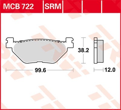 TRW Bremsbelagsatz MCB722SRM Bremsbeläge,Bremsklötze,Bremssteine,Bremsbeläge & Bremsbelagsatz,Bremsklötze & Bremsbelagsatz TRW Bremsbelagsatz MCB722SRM Bremsbeläge,Bremsklötze,Bremssteine,Bremsbeläge & Bremsbelagsatz,Bremsklötze & Bremsbelagsatz von TRW