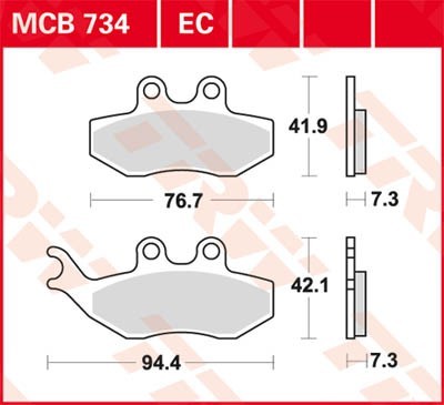 TRW Bremsbelagsatz MCB734EC Bremsbeläge,Bremsklötze,Bremssteine,Bremsbeläge & Bremsbelagsatz,Bremsklötze & Bremsbelagsatz TRW Bremsbelagsatz MCB734EC Bremsbeläge,Bremsklötze,Bremssteine,Bremsbeläge & Bremsbelagsatz,Bremsklötze & Bremsbelagsatz von TRW