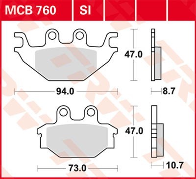 TRW Bremsbelagsatz MCB760SI Bremsbeläge,Bremsklötze,Bremssteine,Bremsbeläge & Bremsbelagsatz,Bremsklötze & Bremsbelagsatz TRW Bremsbelagsatz MCB760SI Bremsbeläge,Bremsklötze,Bremssteine,Bremsbeläge & Bremsbelagsatz,Bremsklötze & Bremsbelagsatz von TRW