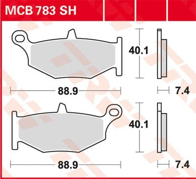 TRW Bremsbelagsatz MCB783SH Bremsbeläge,Bremsklötze,Bremssteine,Bremsbeläge & Bremsbelagsatz,Bremsklötze & Bremsbelagsatz TRW Bremsbelagsatz MCB783SH Bremsbeläge,Bremsklötze,Bremssteine,Bremsbeläge & Bremsbelagsatz,Bremsklötze & Bremsbelagsatz von TRW