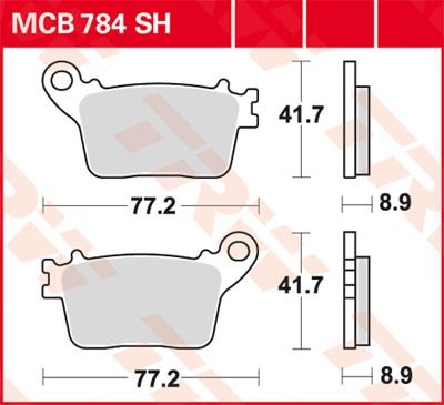 TRW Bremsbelagsatz MCB784SH Bremsbeläge,Bremsklötze,Bremssteine,Bremsbeläge & Bremsbelagsatz,Bremsklötze & Bremsbelagsatz TRW Bremsbelagsatz MCB784SH Bremsbeläge,Bremsklötze,Bremssteine,Bremsbeläge & Bremsbelagsatz,Bremsklötze & Bremsbelagsatz von TRW