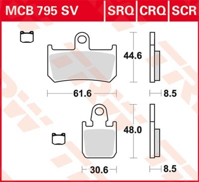 TRW Bremsbelagsatz MCB795SV Bremsbeläge,Bremsklötze,Bremssteine,Bremsbeläge & Bremsbelagsatz,Bremsklötze & Bremsbelagsatz TRW Bremsbelagsatz MCB795SV Bremsbeläge,Bremsklötze,Bremssteine,Bremsbeläge & Bremsbelagsatz,Bremsklötze & Bremsbelagsatz von TRW