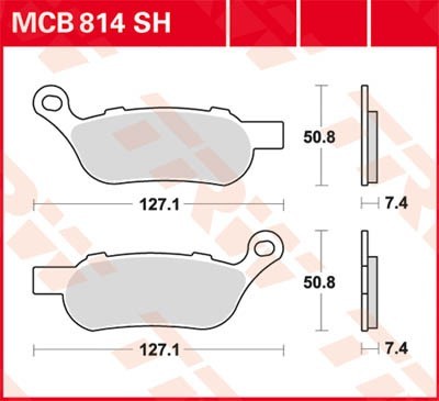 TRW Bremsbelagsatz MCB814SH Bremsbeläge,Bremsklötze,Bremssteine,Bremsbeläge & Bremsbelagsatz,Bremsklötze & Bremsbelagsatz TRW Bremsbelagsatz MCB814SH Bremsbeläge,Bremsklötze,Bremssteine,Bremsbeläge & Bremsbelagsatz,Bremsklötze & Bremsbelagsatz von TRW