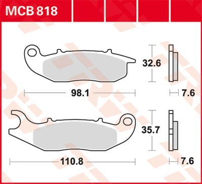 TRW Bremsbelagsatz MCB818 Bremsbeläge,Bremsklötze,Bremssteine,Bremsbeläge & Bremsbelagsatz,Bremsklötze & Bremsbelagsatz TRW Bremsbelagsatz MCB818 Bremsbeläge,Bremsklötze,Bremssteine,Bremsbeläge & Bremsbelagsatz,Bremsklötze & Bremsbelagsatz von TRW