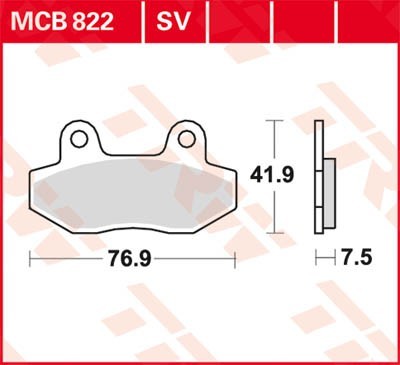 TRW Bremsbelagsatz MCB822 Bremsbeläge,Bremsklötze,Bremssteine,Bremsbeläge & Bremsbelagsatz,Bremsklötze & Bremsbelagsatz TRW Bremsbelagsatz MCB822 Bremsbeläge,Bremsklötze,Bremssteine,Bremsbeläge & Bremsbelagsatz,Bremsklötze & Bremsbelagsatz von TRW