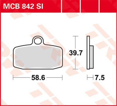 TRW Bremsbelagsatz MCB842SI Bremsbeläge,Bremsklötze,Bremssteine,Bremsbeläge & Bremsbelagsatz,Bremsklötze & Bremsbelagsatz TRW Bremsbelagsatz MCB842SI Bremsbeläge,Bremsklötze,Bremssteine,Bremsbeläge & Bremsbelagsatz,Bremsklötze & Bremsbelagsatz von TRW