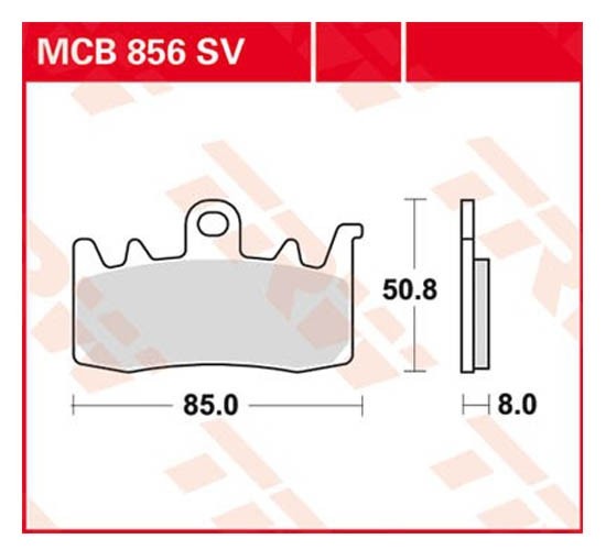 TRW Bremsbelagsatz MCB856SV Bremsbeläge,Bremsklötze,Bremssteine,Bremsbeläge & Bremsbelagsatz,Bremsklötze & Bremsbelagsatz TRW Bremsbelagsatz MCB856SV Bremsbeläge,Bremsklötze,Bremssteine,Bremsbeläge & Bremsbelagsatz,Bremsklötze & Bremsbelagsatz von TRW
